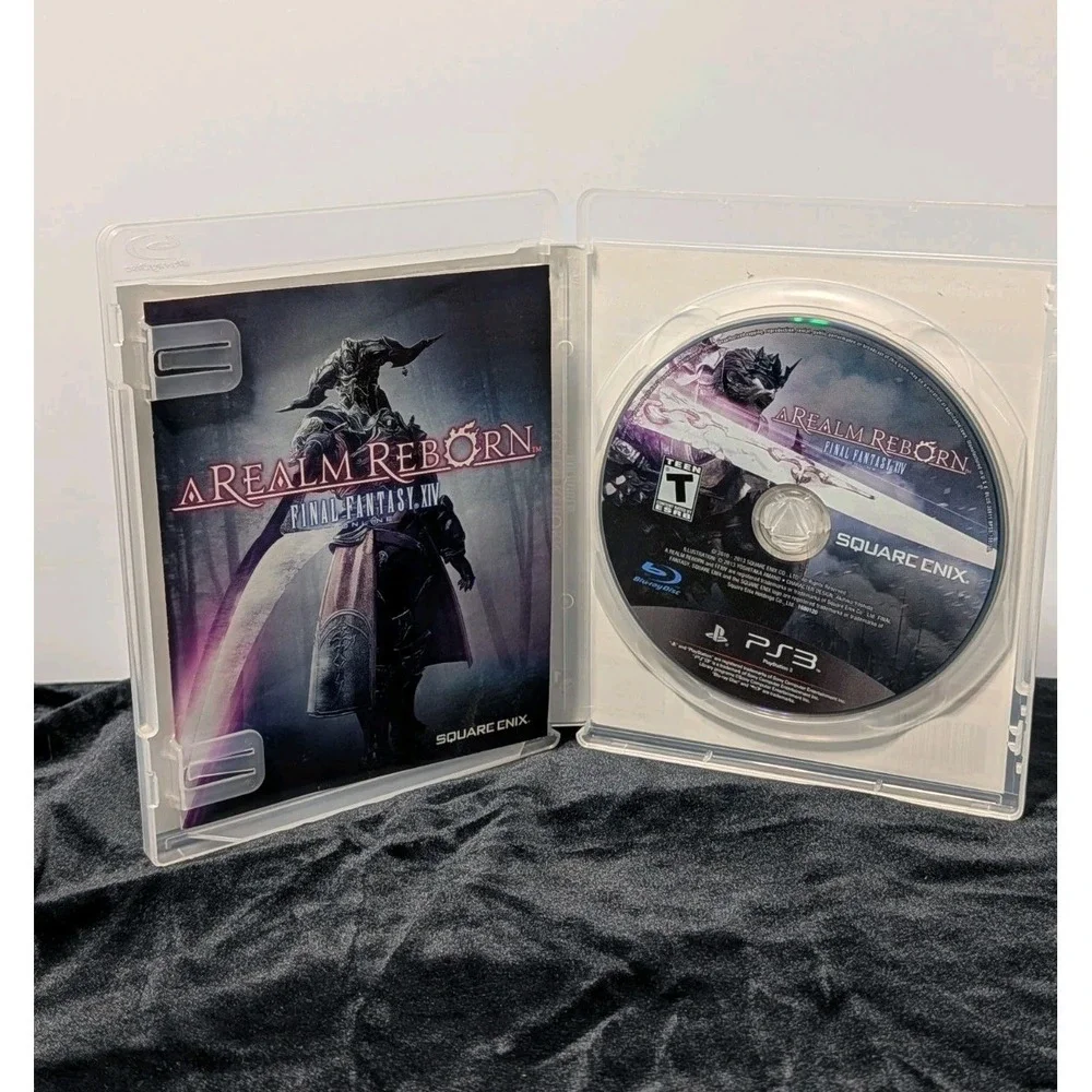 Final Fantasy XIV A Realm Reborn Sony PlayStation‎ 3 PS3 CIB Case Manual Disc 14